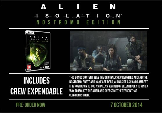 Alien Isolation preorder bonus