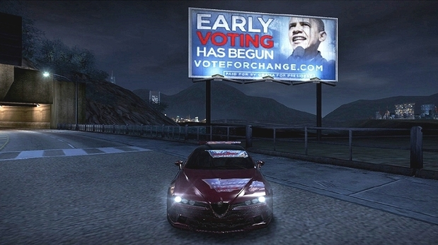 Obama in-game ad