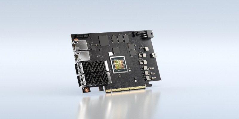 The Nvidia BlueField-2 DPU.