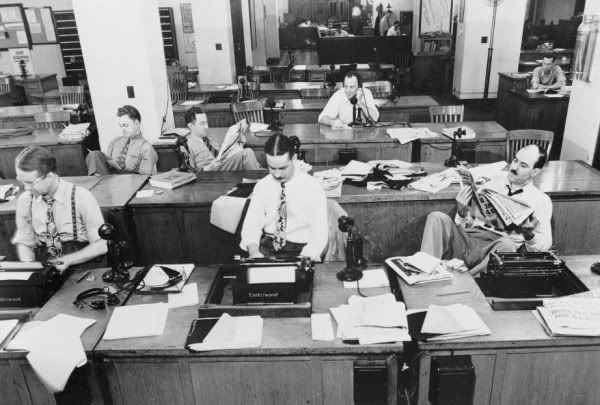 NY Times news room