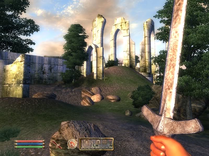 The Elder Scrolls 4: Oblivion First-Person Perspective