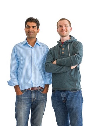 Osmo creators Pramod Sharma and Jerome Scholler.