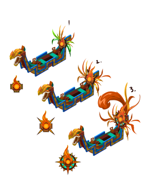 The progression of ship designs.