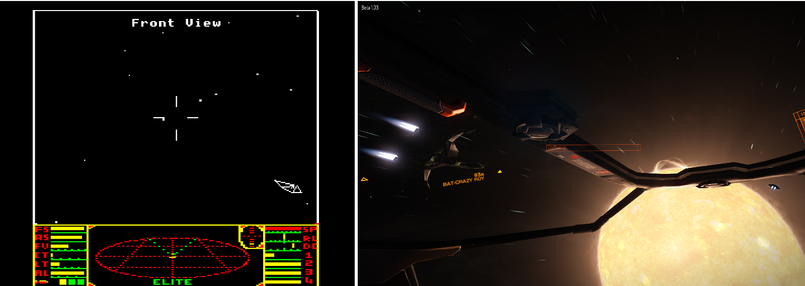Elite: Passing ship