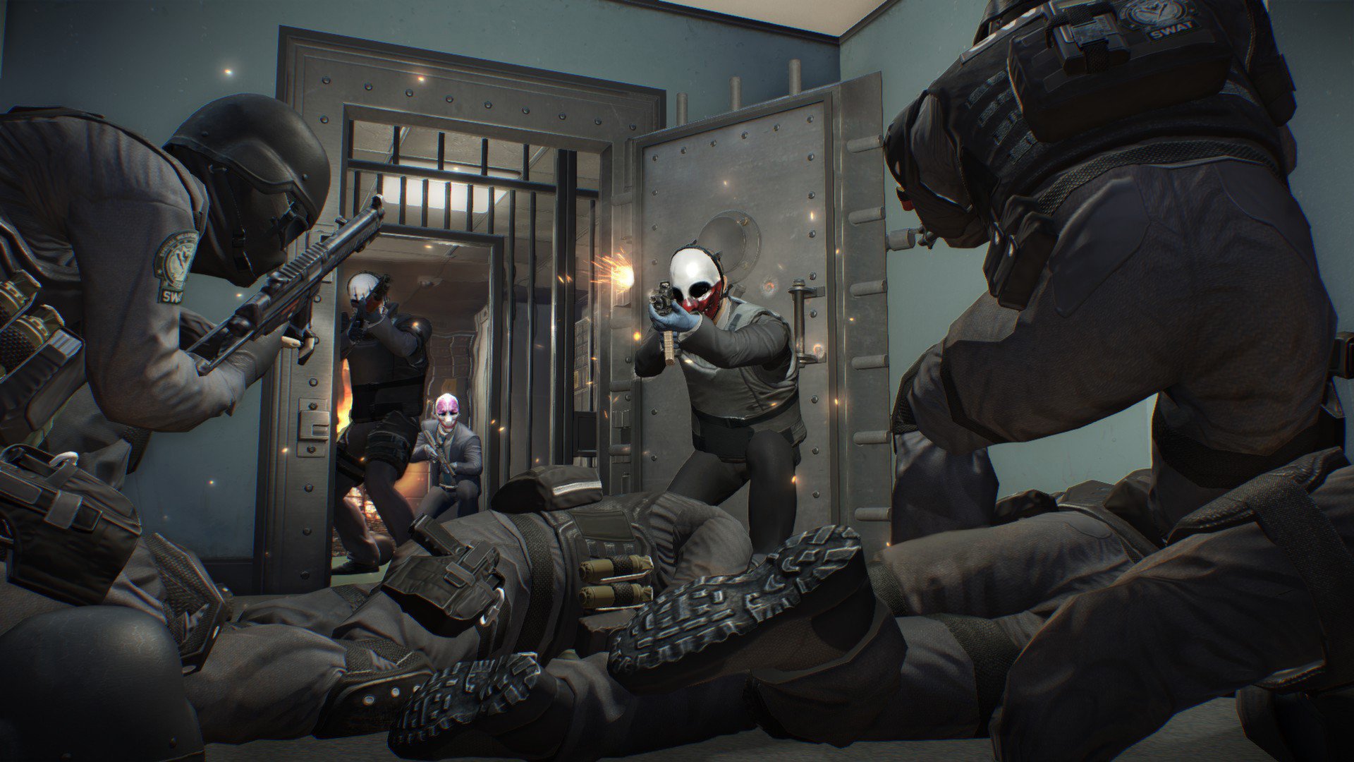 Payday 2 brings friends together to steal stuff.