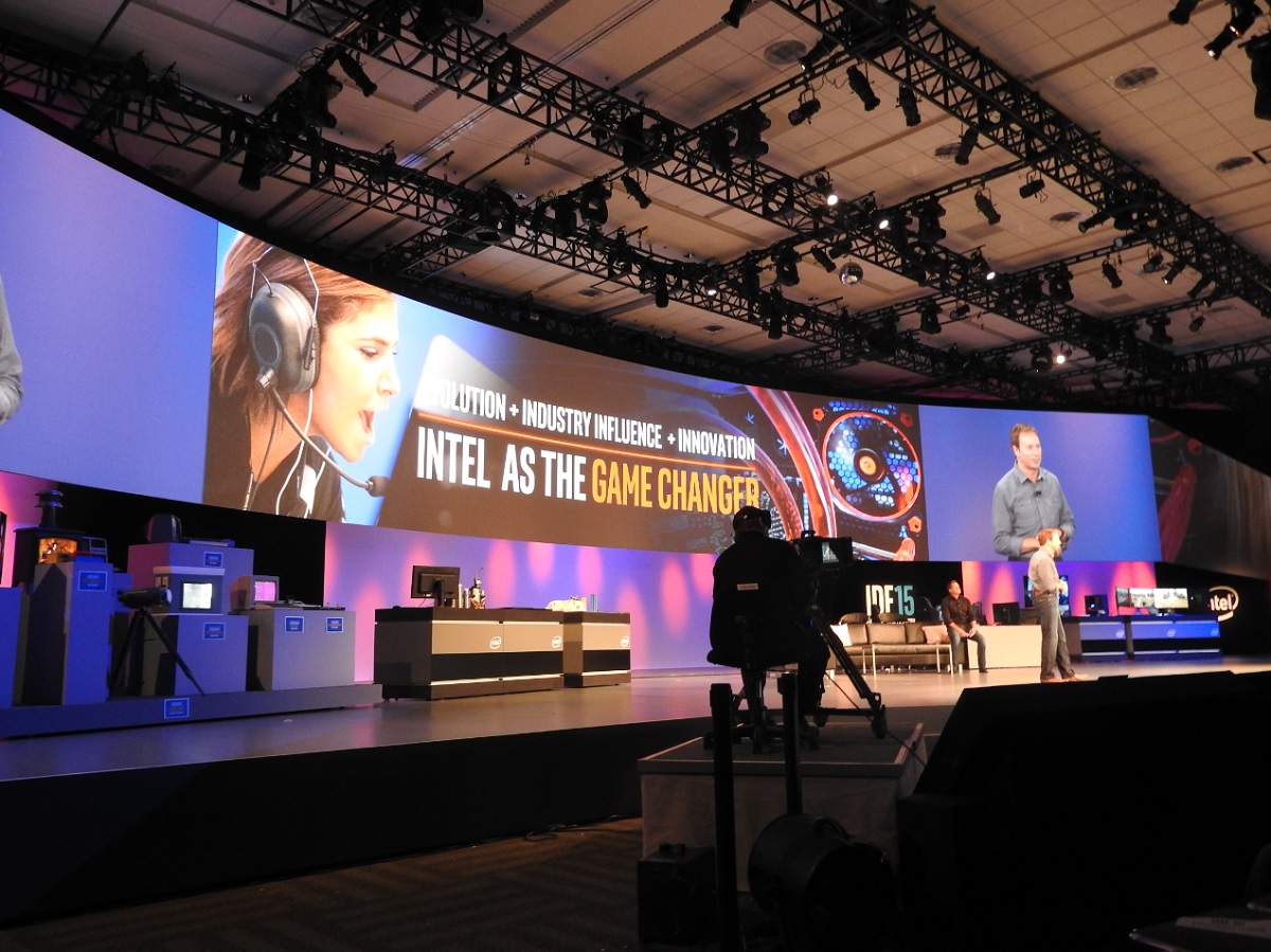 Kirk Skaugen at Intel spent a whole session talking about the rise of PC gaming.