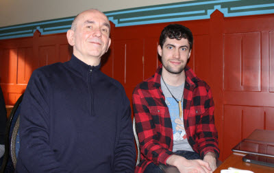 Peter Molyneux and Jack Attridge Peter Molyneux and Jack Attridge