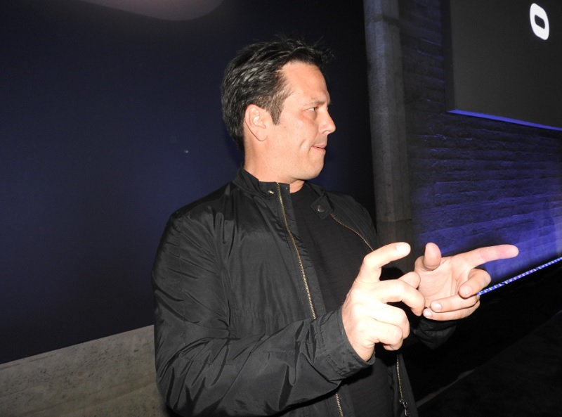Microsoft's Xbox head Phil Spencer at Oculus VR event.