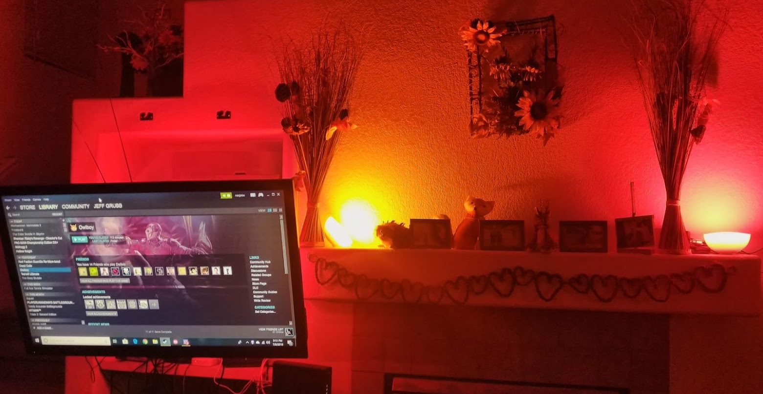 I like my tropical sunset theme.