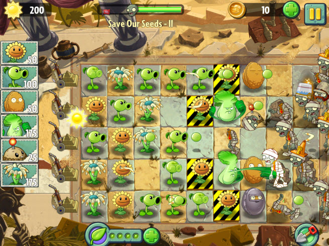 Plants vs. Zombies 2. Save our seeds II.