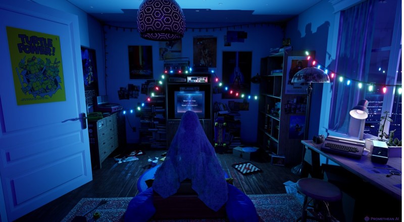 Did a human artist create this scene?