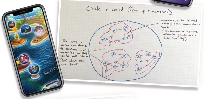 Proxi creates a world from your mind.