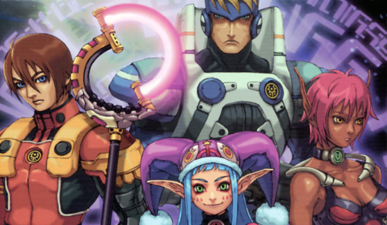 Phantasy Star Online Dreamcast artwork