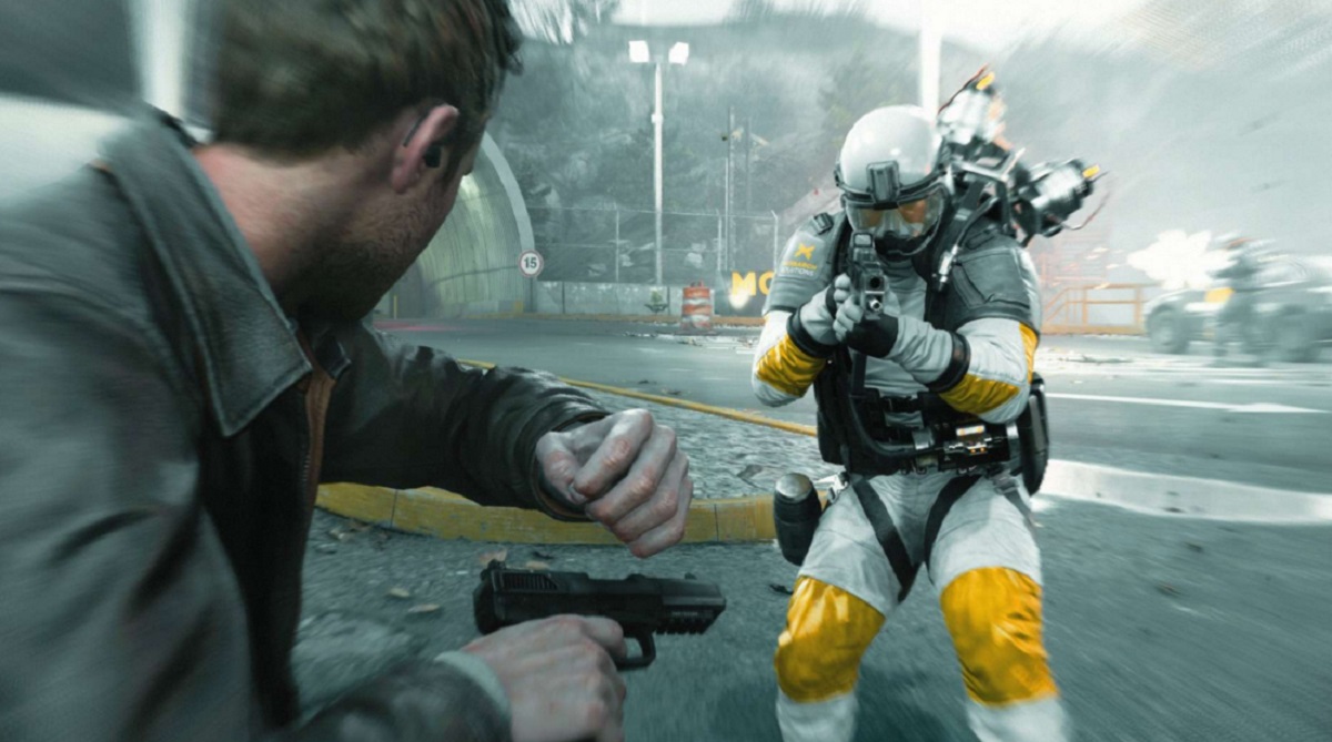 Quantum Break Strikers can zoom around the battlefield in an instant.