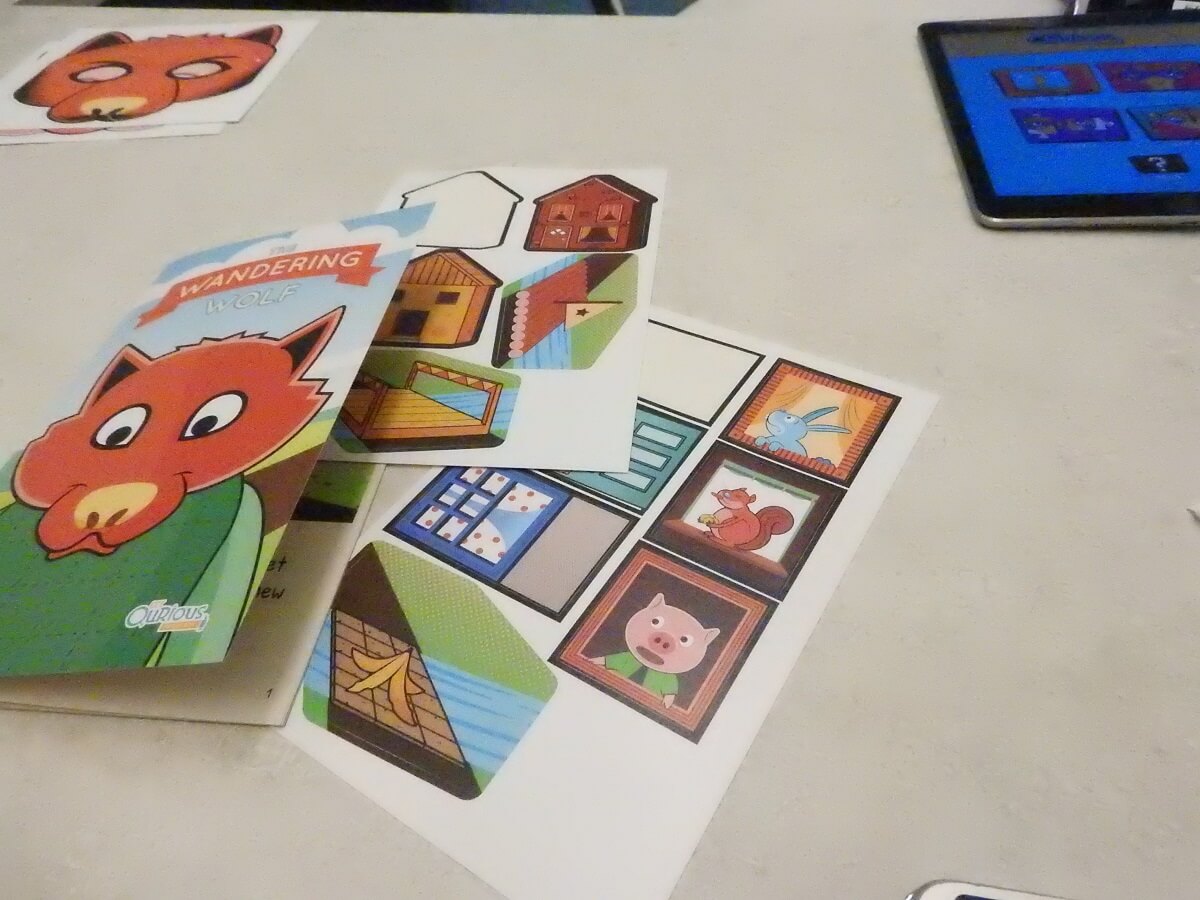Get Qurious combines an iPad and physical cards.
