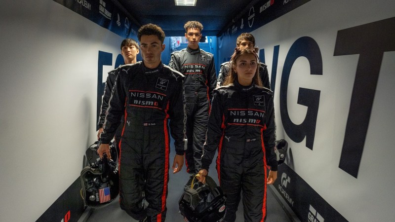 Just a bunch of gamers in Gran Turismo.