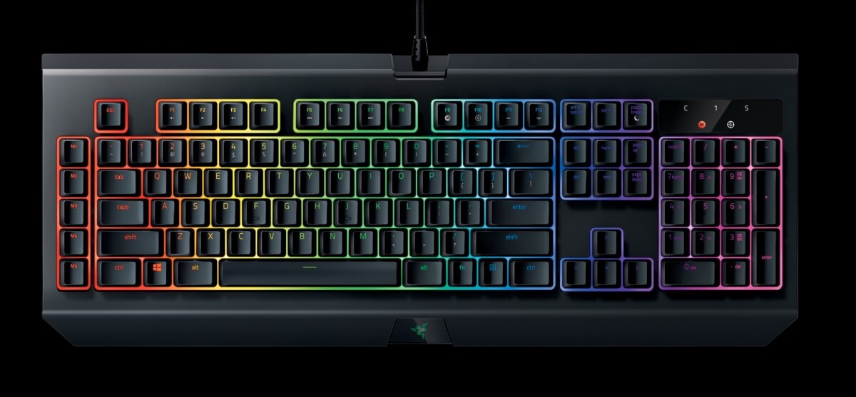 Razer BlackWidow Chroma v2 keyboard costs $170.