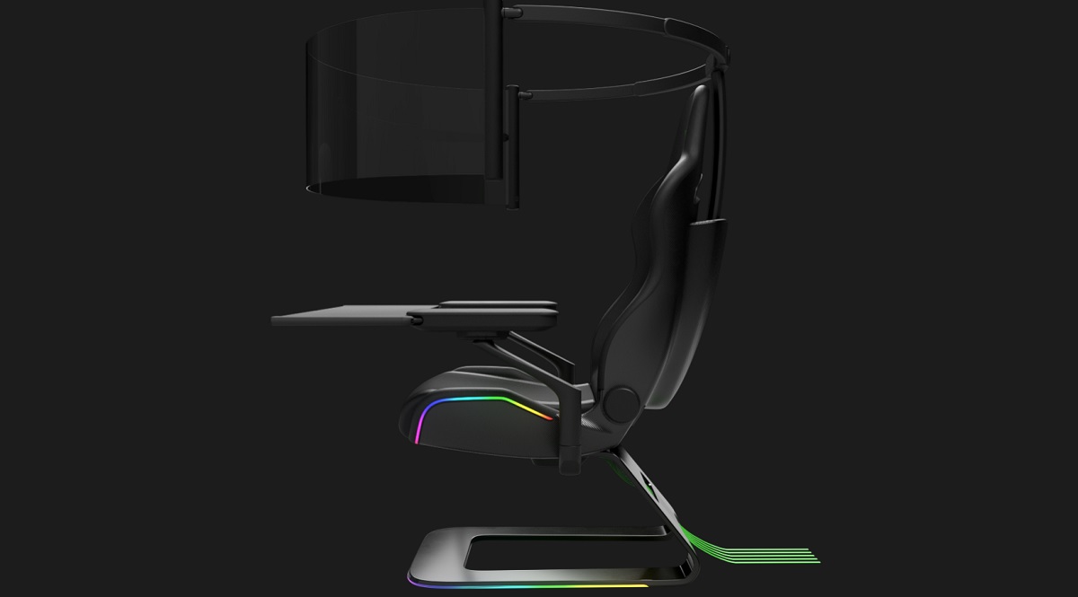 Razer's Project Brooklyn gaming chair.