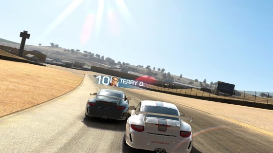 Real Racing 3 in action for iPhone 5.