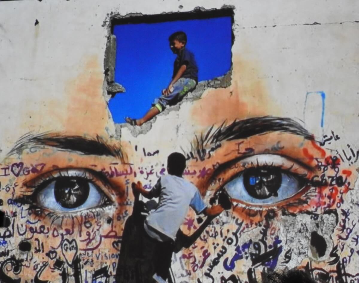 An image from Palestine.