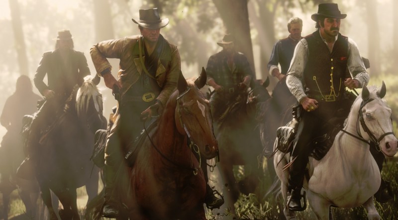 Red Dead Redemption 2 stars Arthur Morgan (left) and gang leader Dutch Van Der Linde.