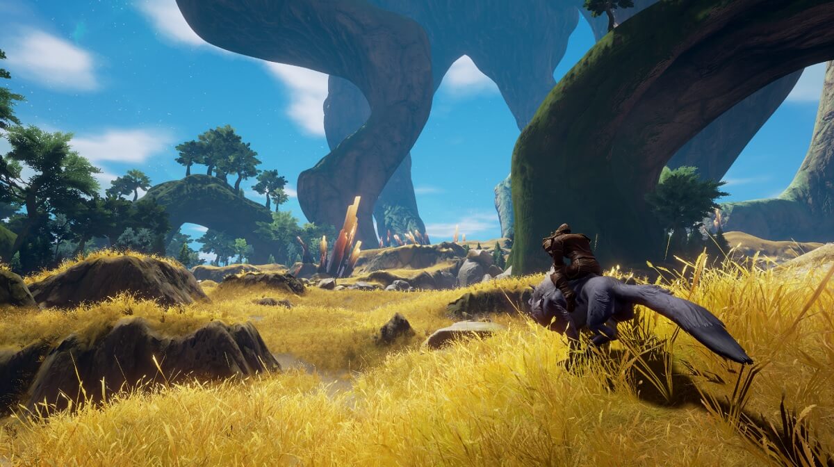 The world of Rend, a fantasy survival online game.