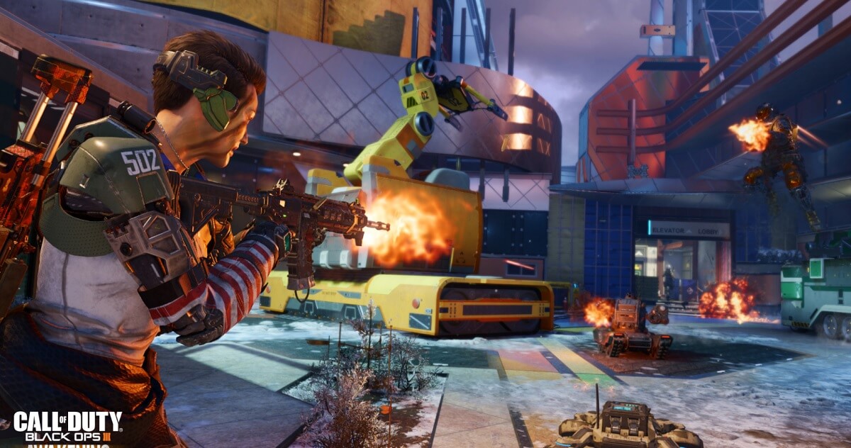 Rise map in Awakening DLC for Call of Duty: Black Ops III.