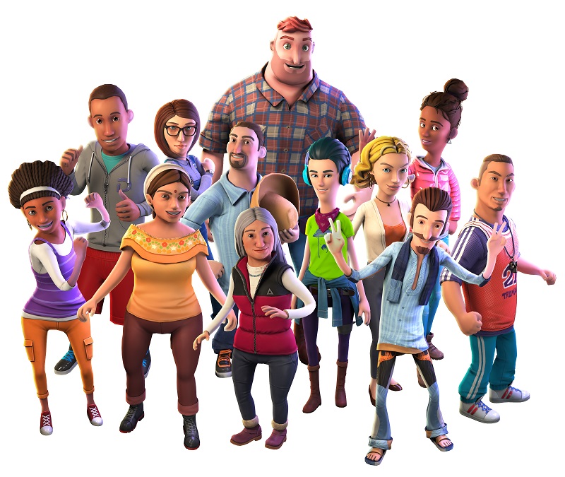 Rival Peak has a dozen characters competing in Survivor fashion.