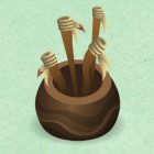Pot of Spare Staffs