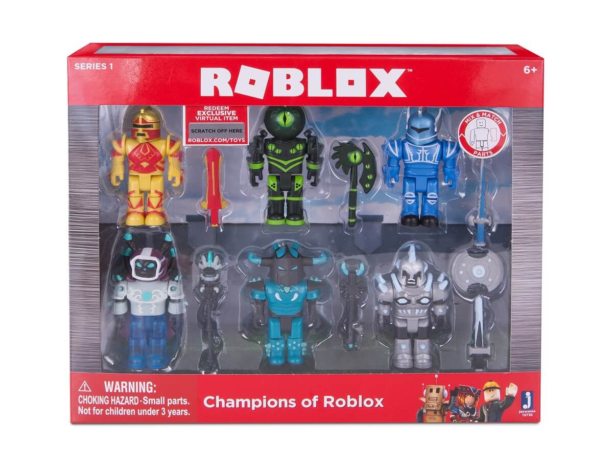 Roblox toys are based on user-generated games.