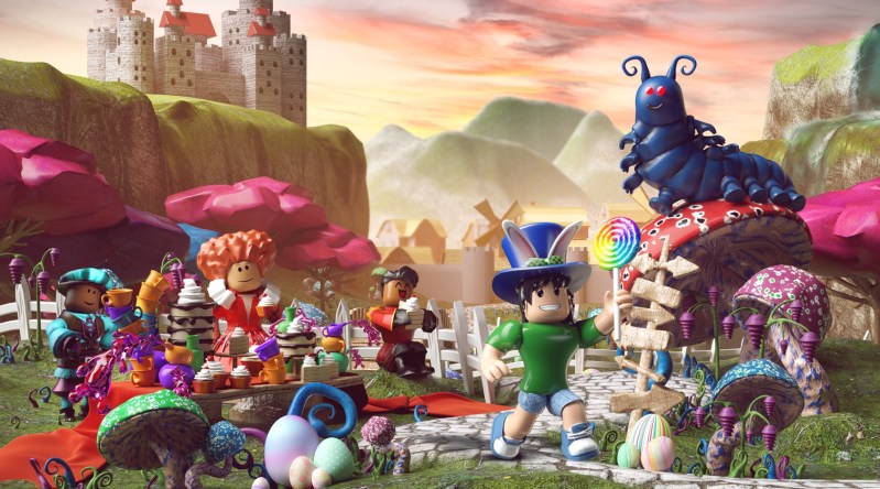 The Easter Egg hunt in Roblox.
