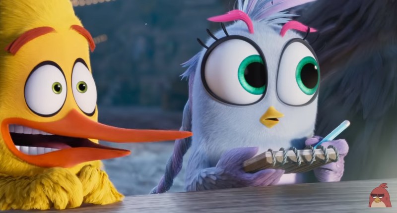 A scene from the Angry Birds 2 movie.