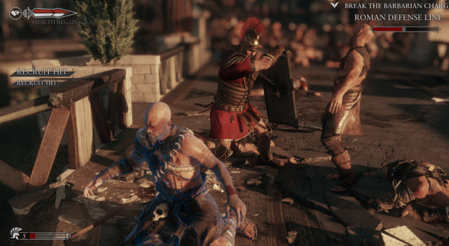 Ryse double execution scene.