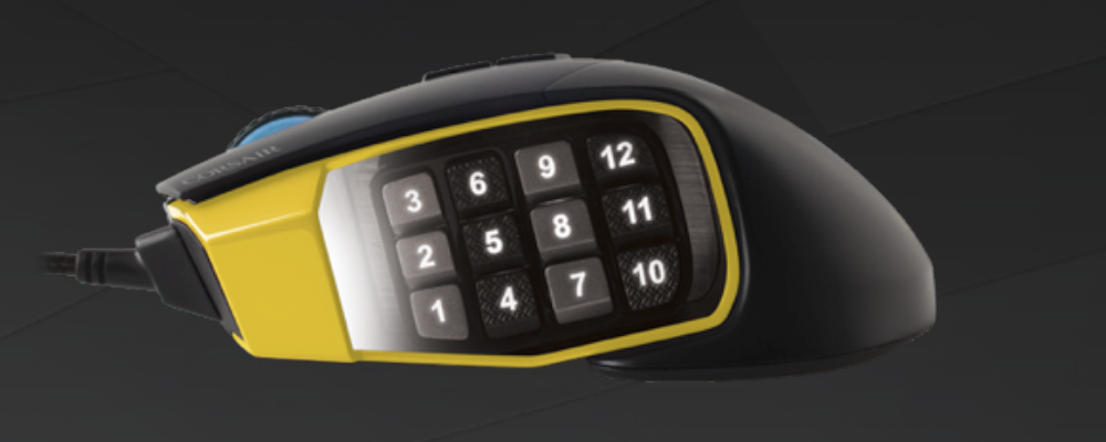 Corsair Scimitar Gaming Mouse Side View