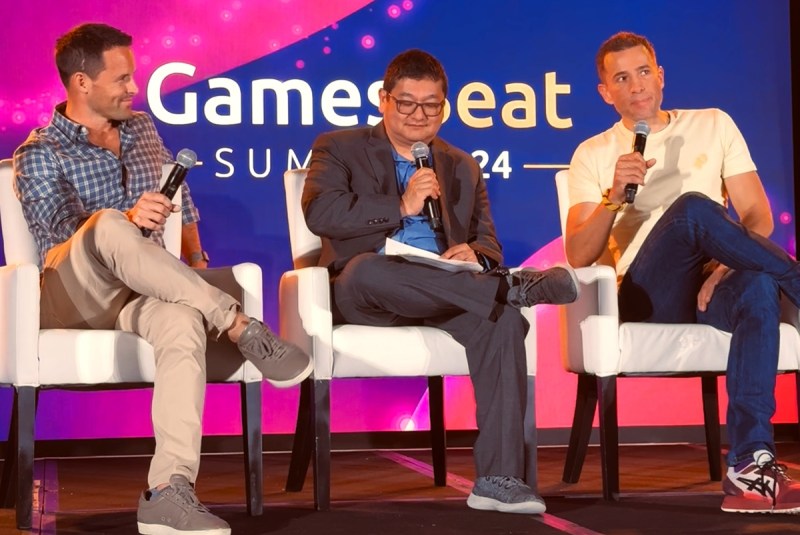 Scopely's co-CEOs talk with Dean Takahashi at GamesBeat Summit 2024.