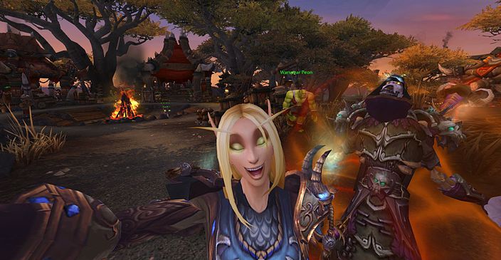 World of Warcraft selfie
