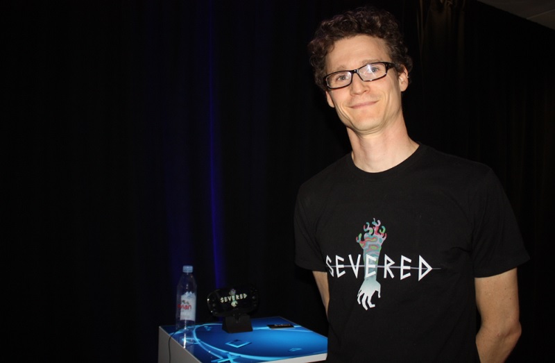 Chris Mcquinn, designer of Severed at DrinkBox Studios.