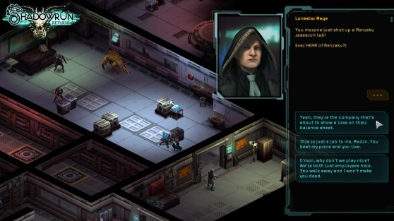 Shadowrun Returns conversation