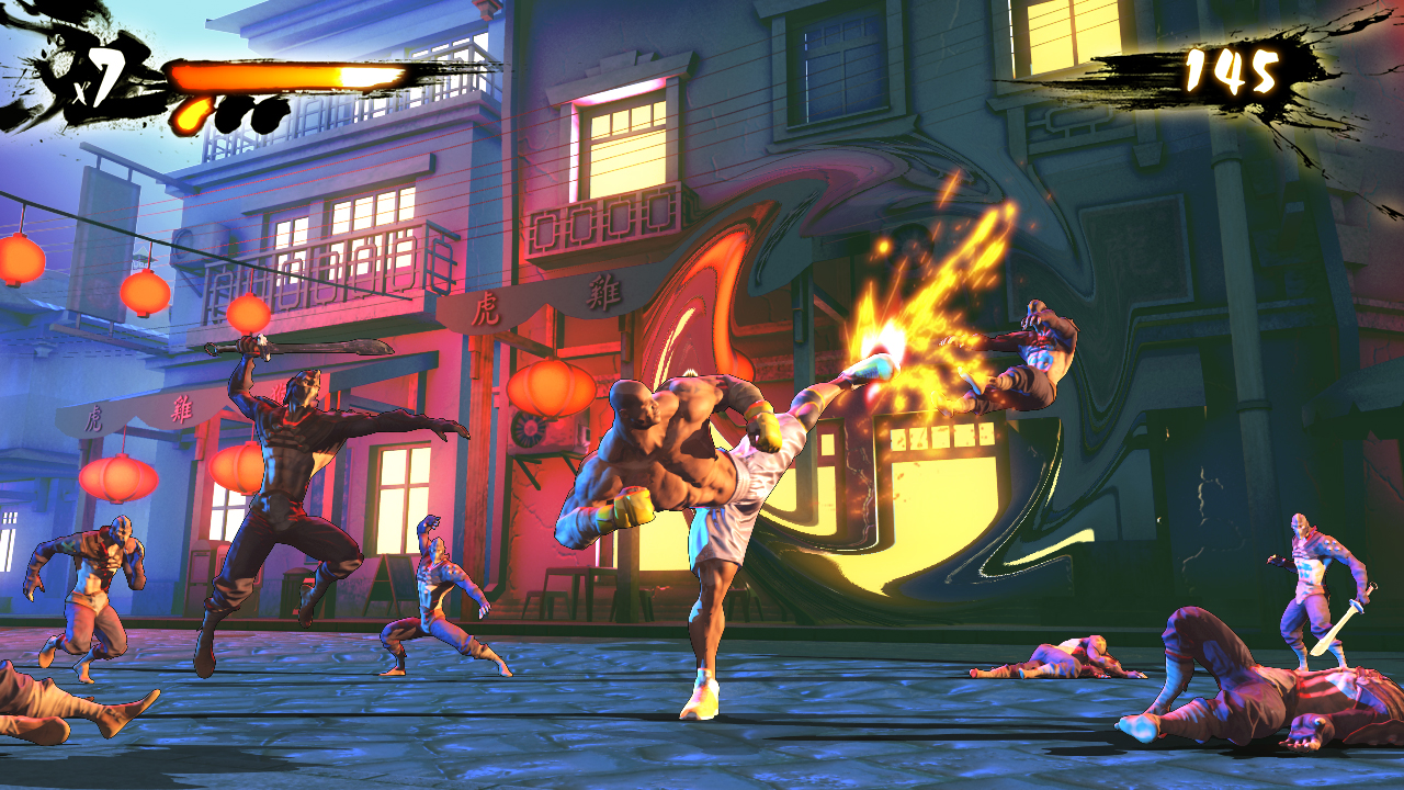 A shot of Shaq-Fu: A Legend Reborn in action.