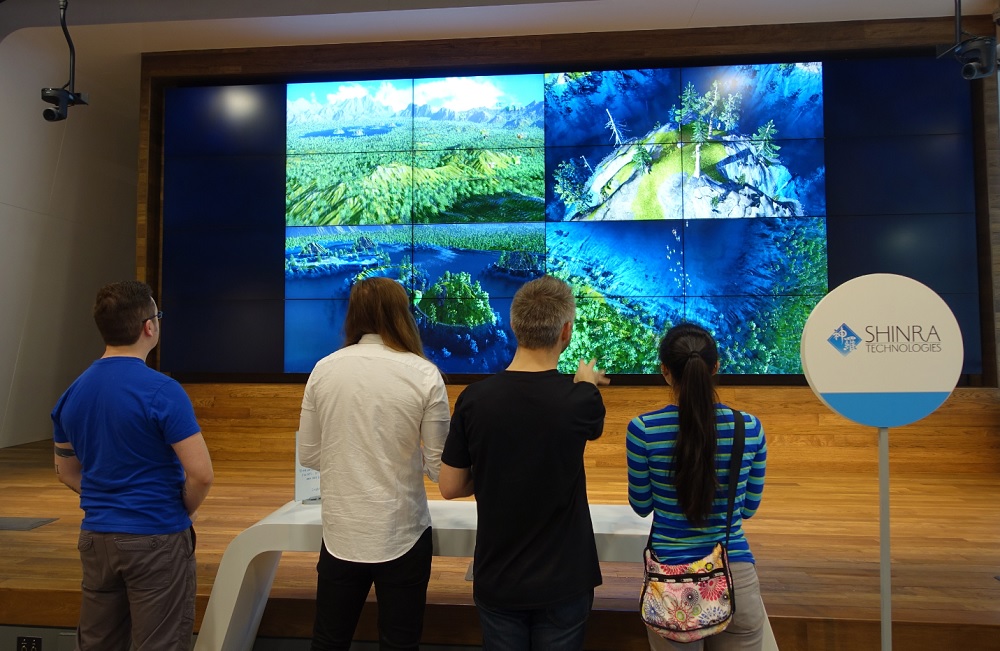 Shinra Technologies showed its demo in Austin at SXSW.