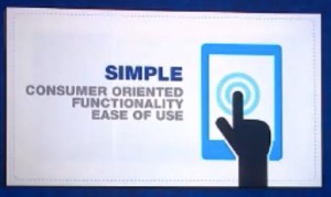Sony Design Principle: Simple