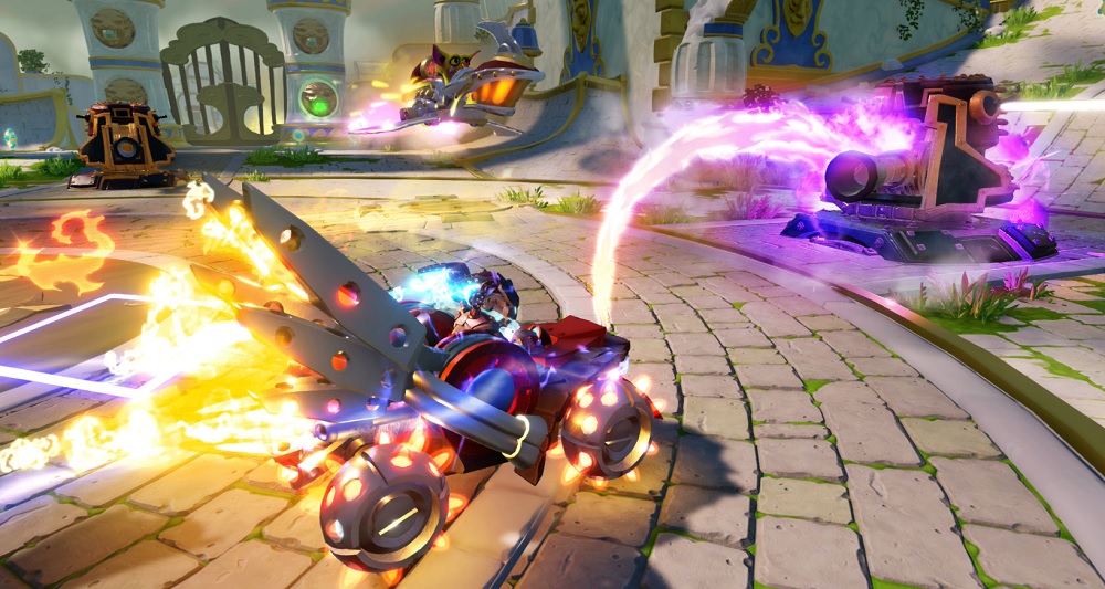 Skylanders HotStreak car in action.