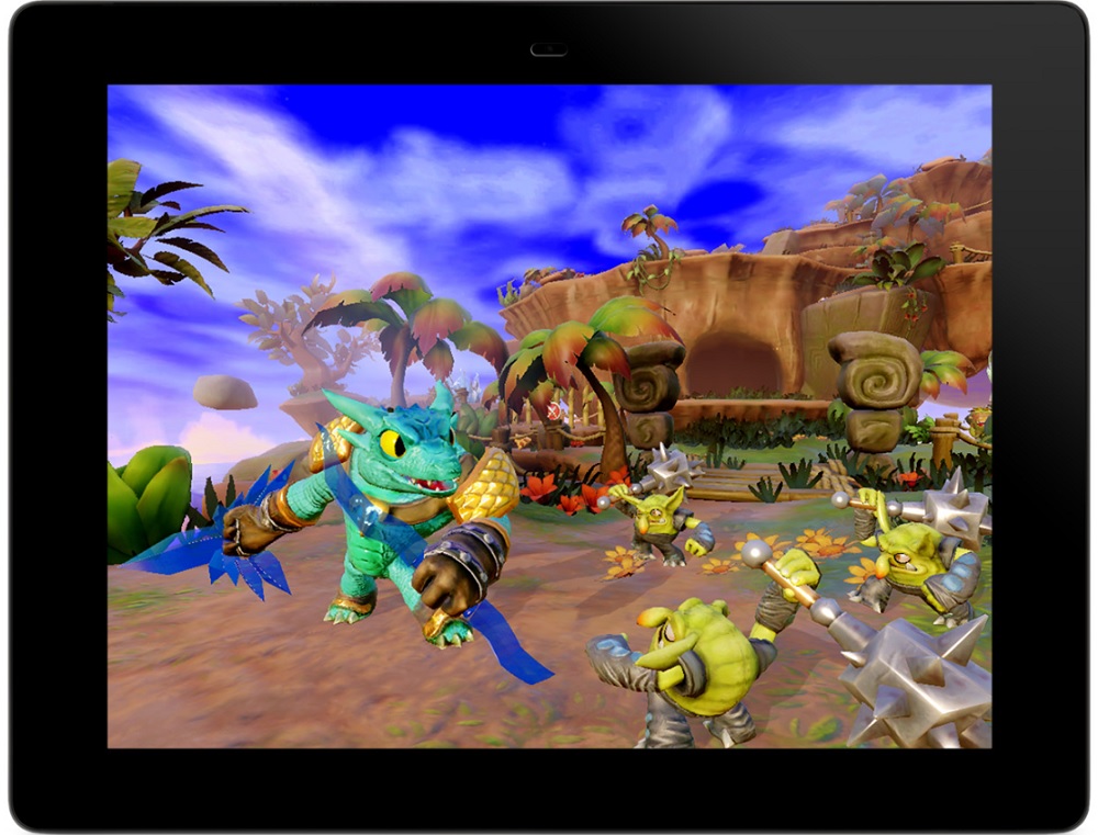 Skylanders Trap Team on iPad.
