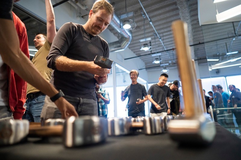 Handing out sledgehammers at Sledgehammer Games