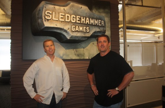 Sledgehammer Games founders Michael Condrey and Glen Schofield.