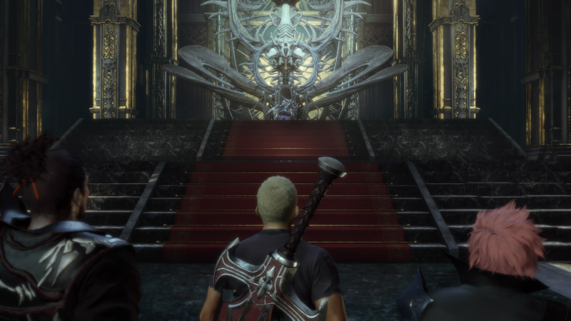 Cool throne.
