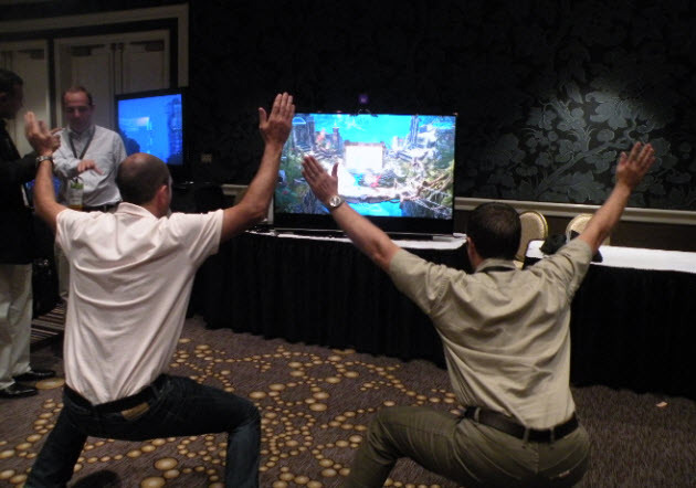 Softkinetic has been showing of body-recognition tech since 2009.