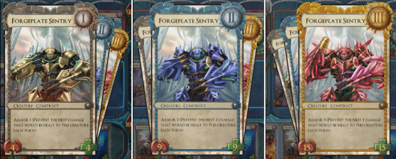 SolForge Sentries - card evolution SolForge Sentries - card evolution