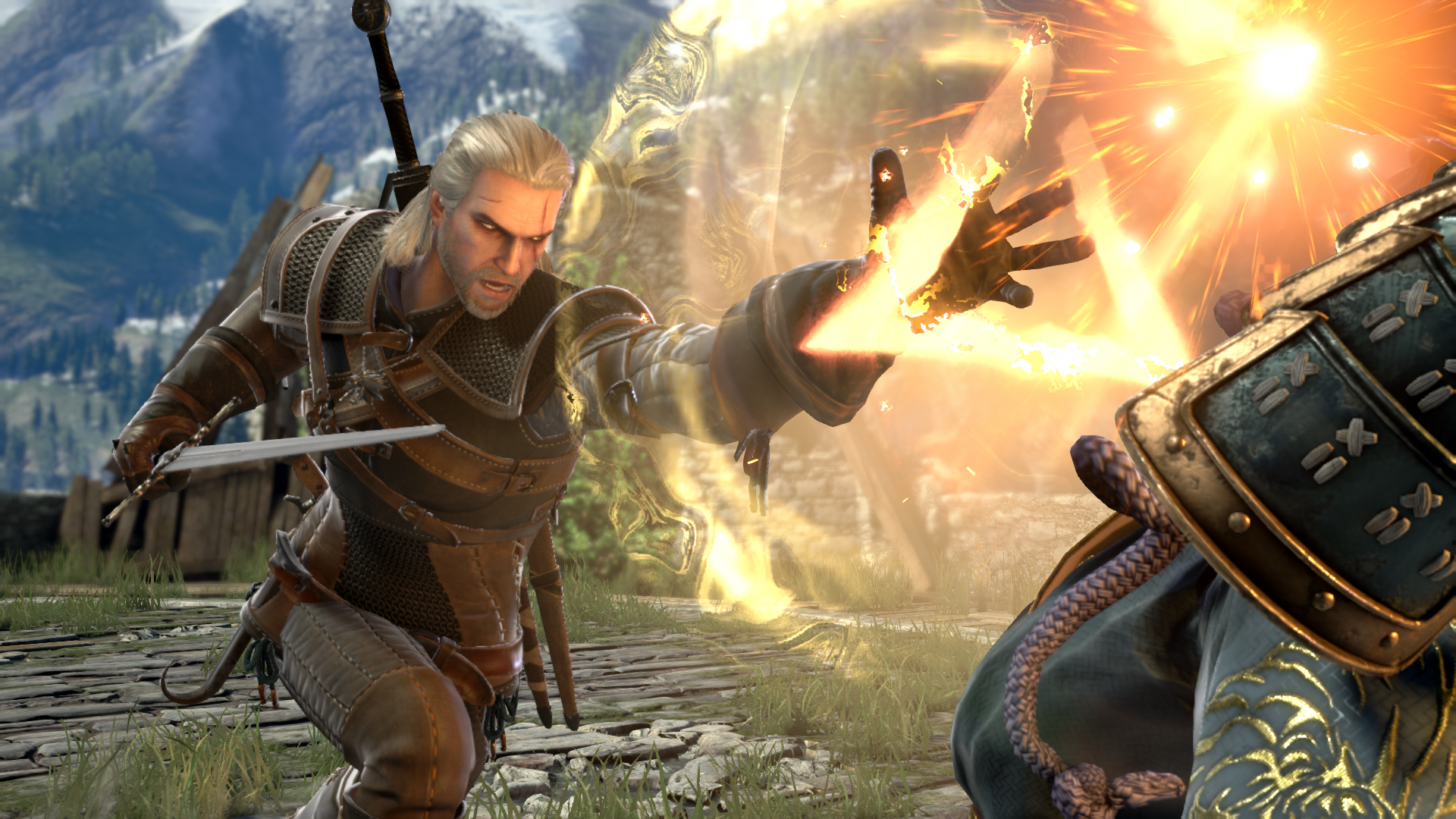 Geralt brings the heat.