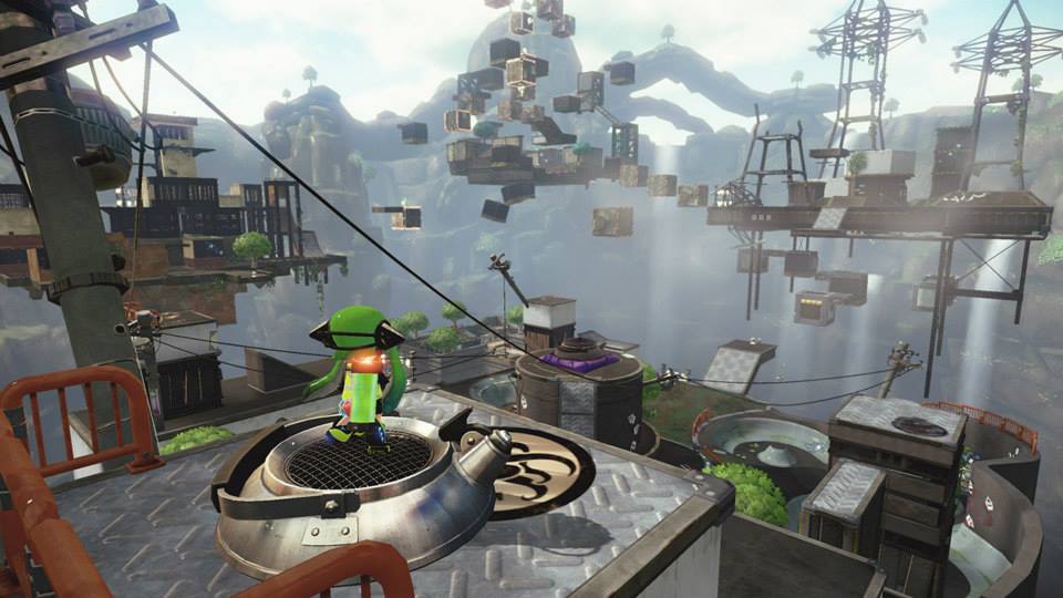 You explore this hub to find entrances to new levels.